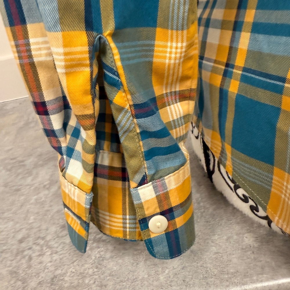 Foxcroft Plaid Shirt Sz 6p - Picture 9 of 14